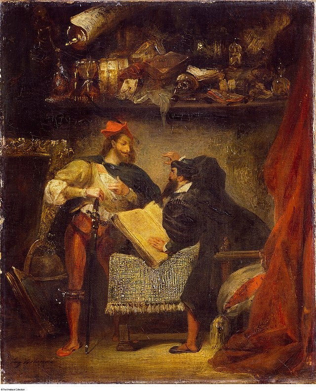 faust with mephistopheles